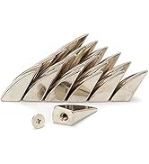 Weebee 17MM Shark Fin Dragon Shape Claw Spikes and Cone Studs Rivets Metal Screw Back Punk Rock D...
