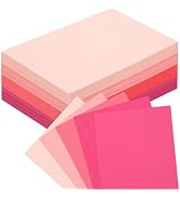 100 Sheets Colored Cardstock Blank Colorful Thick Paper 92LB/250gsm Cards Stock for Invitations, ...