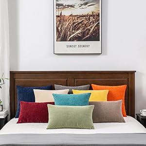 velvet chenille throw pillow covers