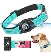 BINGPET AirTag Dog Collar,IP68 Waterproof Airtag Holder,Ultra-Durable Reflective Dog Collar with ...