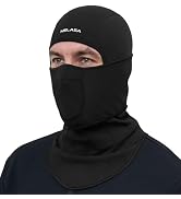 MELASA Winter Balaclava Face Mask for Cold Weather Thermal Fleece Ski Mask with Movable Face Cove...