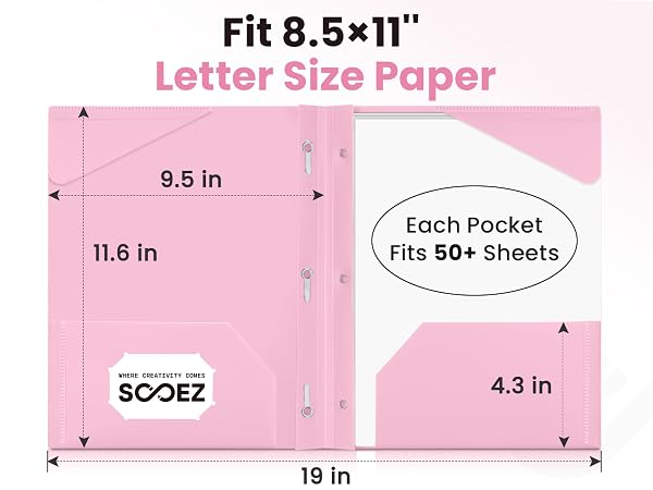 folders with pockets