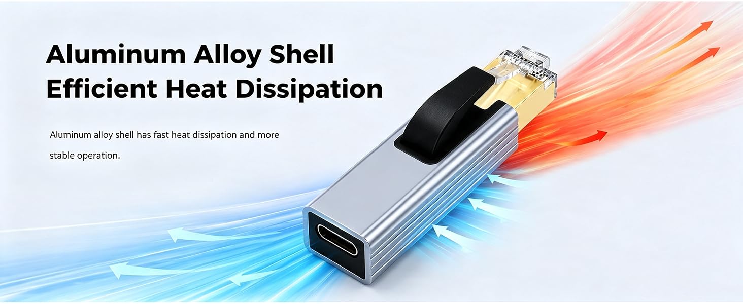 Aluminum Shell Ensures Cool and Stable Performance