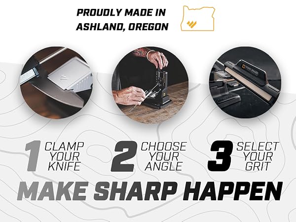 Work Sharp Precision Adjust Knife Sharpener - Sharpen every knife you own.