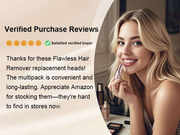 flawless replacement head