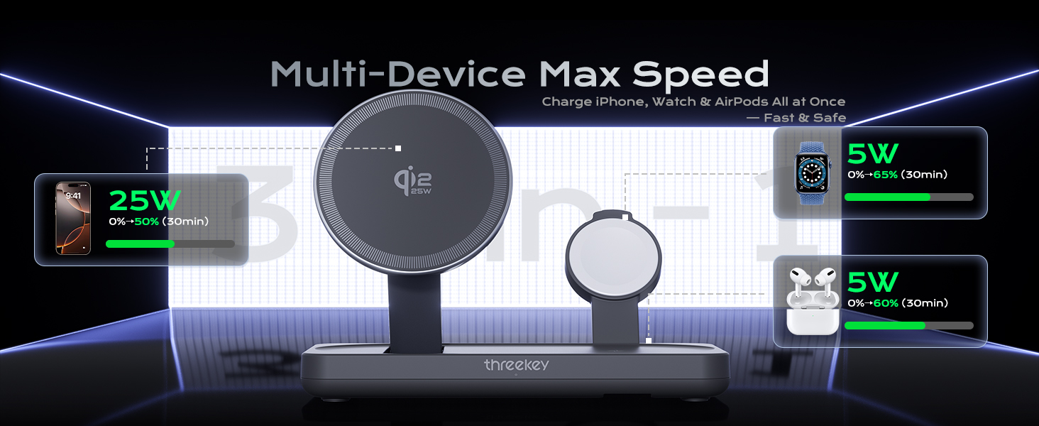 3 in 1 charging stand