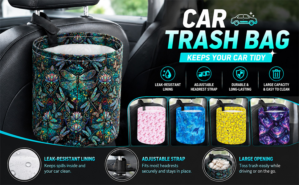 waterproof car garbage bag