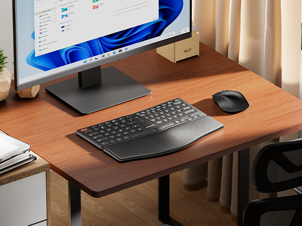 3 in 1 Ergonomic Keyboard Mouse Combo - Black a+ content page (6)