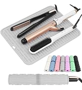 AMIJEAL Oversize Silicone Heat Resistant Mat for Hair Tools, Curling Iron Mat, Hot Tools Holder, ...