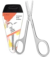 Facial Hair Thinning Scissors, V Teeth Hair Thinning Scissors For Beard Mustache Bangs, Gifts for...