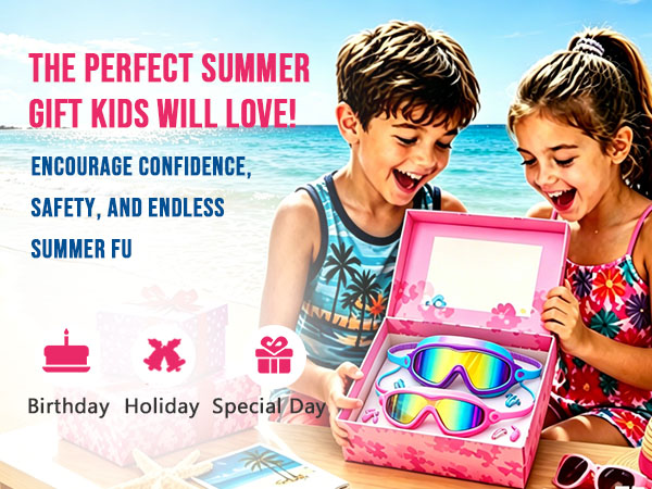 Kids Swim Goggles Swimming Goggles for Kids Boys Girls GIFT