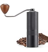 Sonhomay Manual Coffee Grinder, Stainless Steel Conical Burr Coffee Grinder with Adjustable Coars...