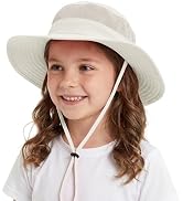 Connectyle Kids Wide Brim Sun Hat for Toddler Boys Girls Breathable Bucket Hat for Fishing Hiking...