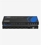 OREI Quad Multi HDMI Viewer 4 in 2 Out, HDMI Matrix Switcher 4 Ports Seamless Switching and IR Re...