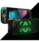 eXtremeRate DIY Replacement Shell Buttons for Nintendo Switch, Back Plate for Switch Console, Hou...