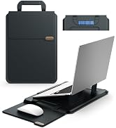 Nillkin 16 inch Laptop Sleeve with Handle (4-in-1), 2 Stand Modes, MacBook Sleeve with Adjustable...