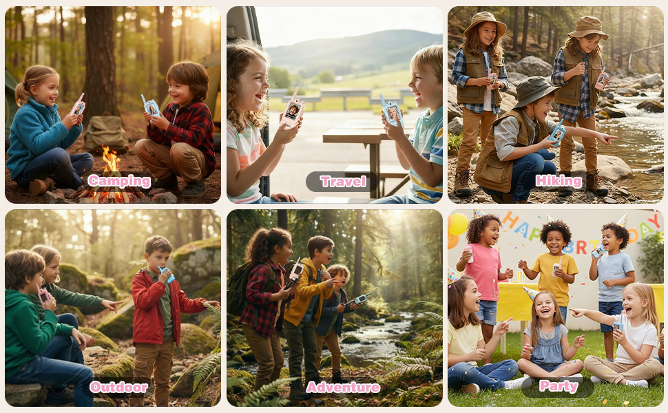 Walkie Talkies for Kids with Camera