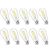 MASTERY MART 100 Watt LED Bulb, Edison Bulbs Dimmable Light Bulbs E26, 5000K Daylight White Brigh...