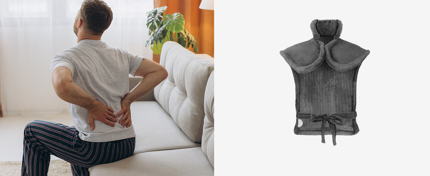 heating pad for neck and shoulders and back