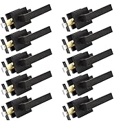 Probrico Oil Rubbed Bronze Door Levers Hallway and Closet Passage Function Door Handles Modern St...