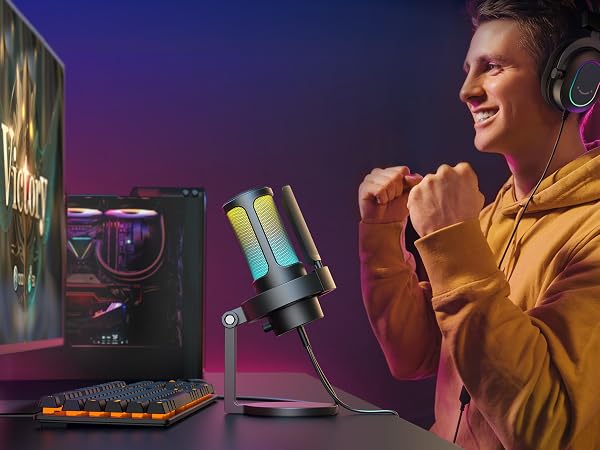pc microphone with boom arm