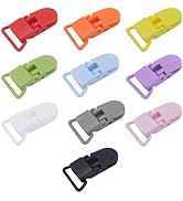 50-Pack Pacifier Clip Replacement Ends - BPA-Free Plastic Fasteners for DIY Baby Crafts, Sewing B...