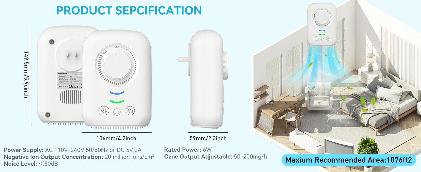 air ionizers for home plug in