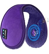 LC-dolida Bluetooth Earmuff Headphones Music Ear Muffs Winter Ear Warmers for Men Ear Muffs for W...
