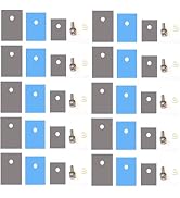 Easycargo 10 Packs TO-220 Heatsink Insulator/Mounting kit (Screw+Washer+Bushing+Insulator), TO-3P...
