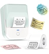 TYPONOS PM240 Label Maker Machine with Tape, Label Printer Mint Green | 2'' Bluetooth Thermal Sti...