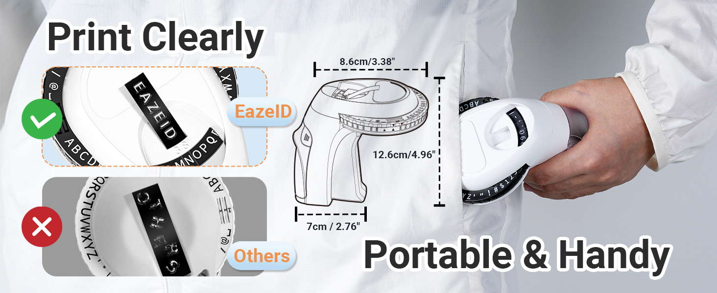 3D Sticker Maker with Embossing Label Tapes for Home Office Organization and DIY Crafting