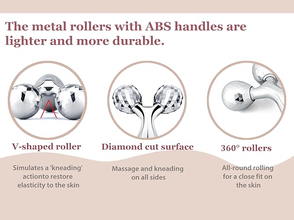 stainless steel gua sha face roller metal gua sha facial tool facial massager face sculpting tool