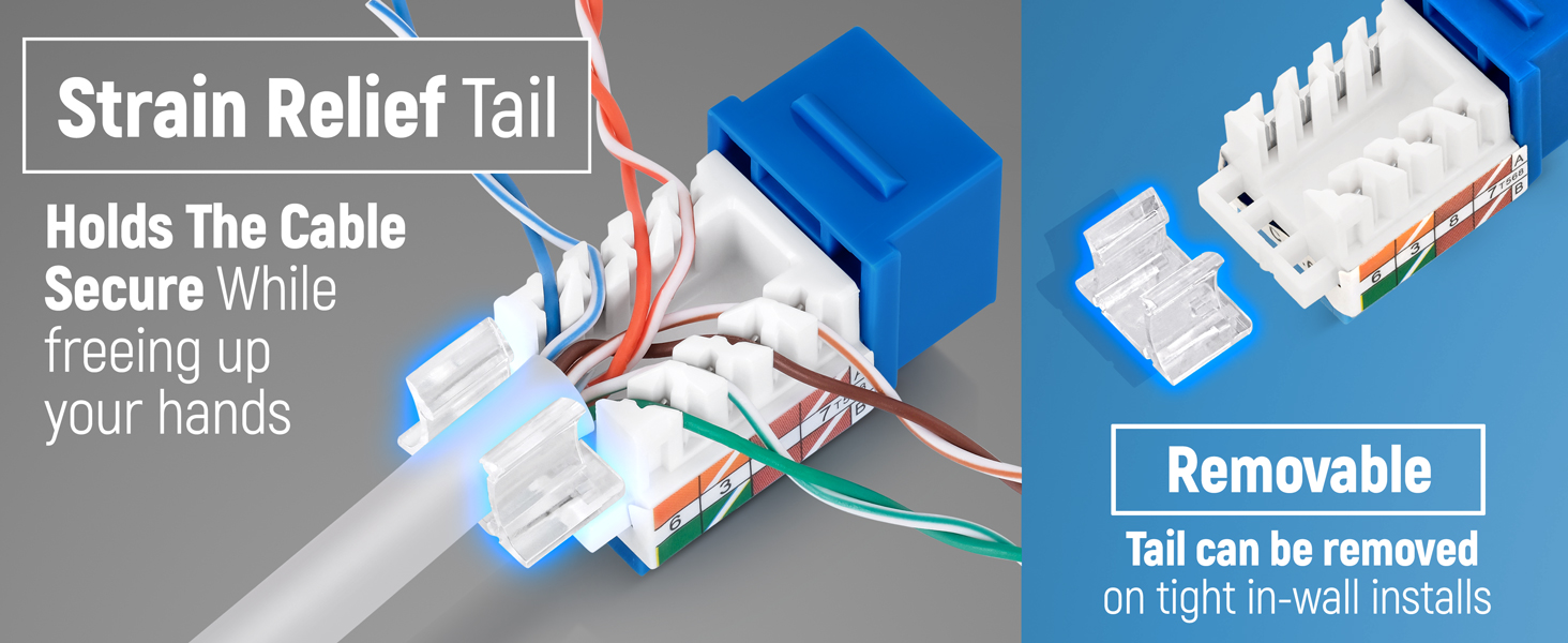 strain relief tail