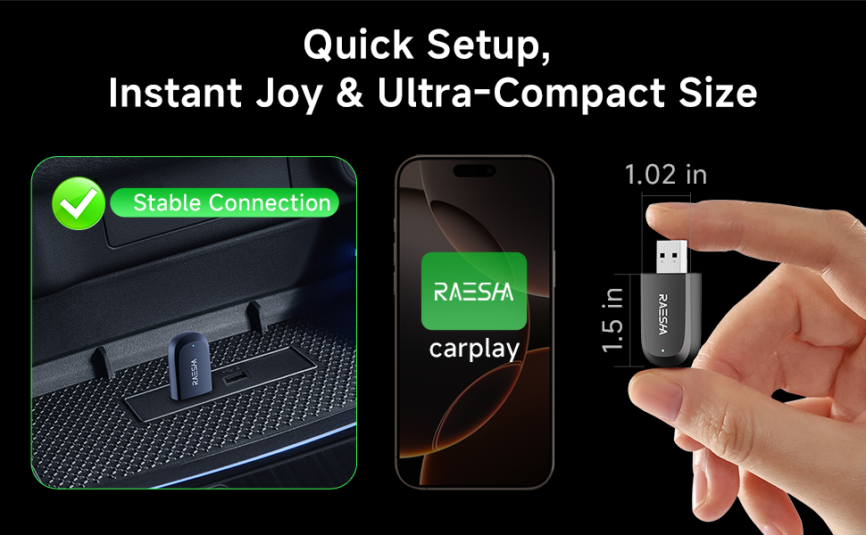 quick setup carplay adapter