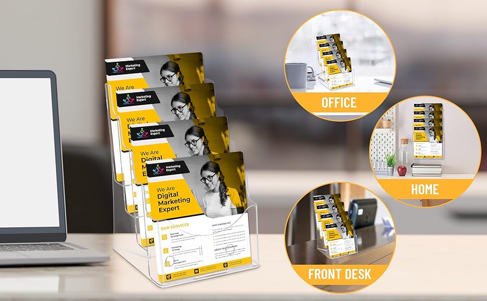 acrylic holders brochure holders for table table flyer holder acrylic flyer stand literature cards