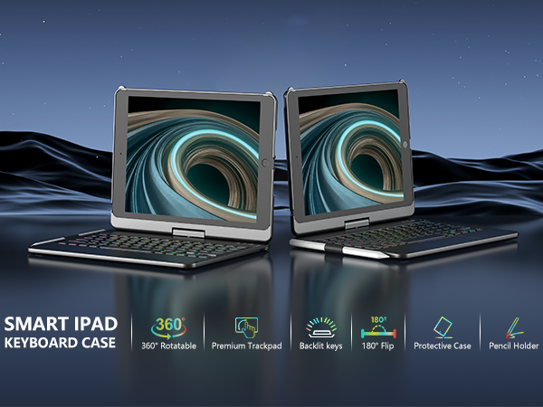 ipad 9th generation case with keyboard