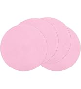 SHACOS Round Braided Placemats Set of 4 Washable 15 inch Round Table Mats for Dining Table Place ...