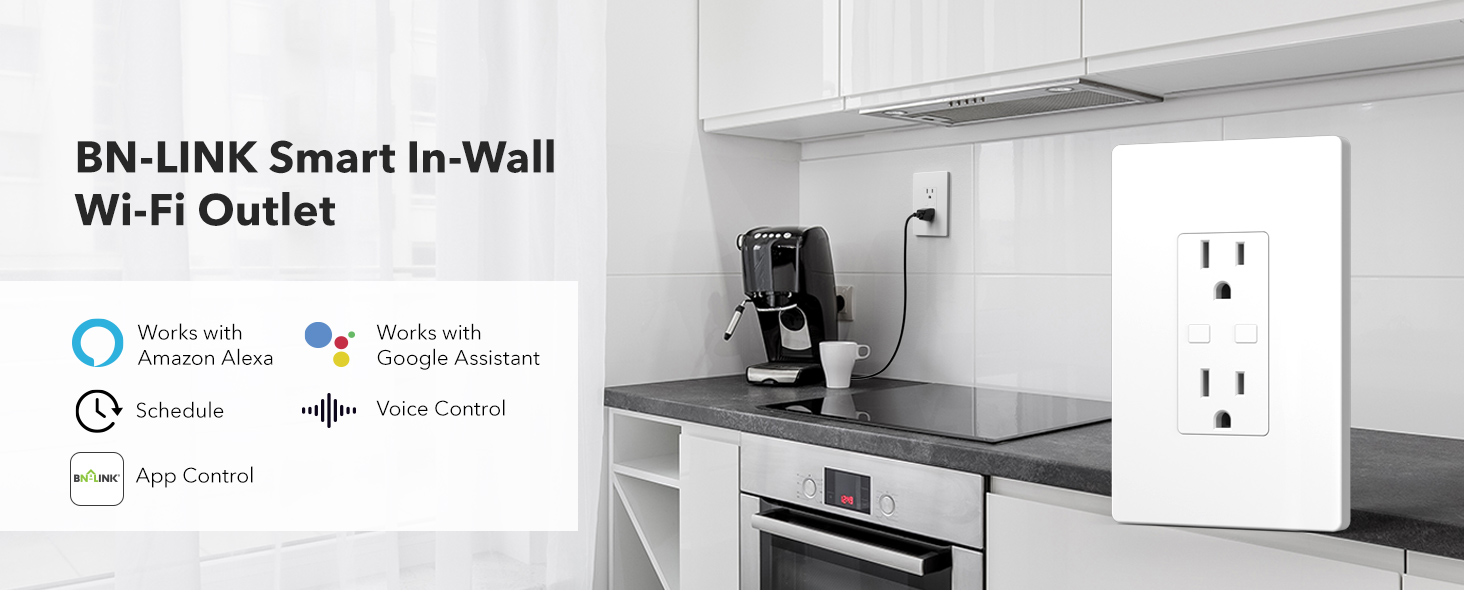 smart in-wall Wi-Fi Outlet