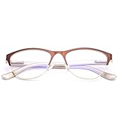 YIMI Progressive Multifocus Spring Hinge Reading Glasses Computer Blue Light Blocking Multifocal ...