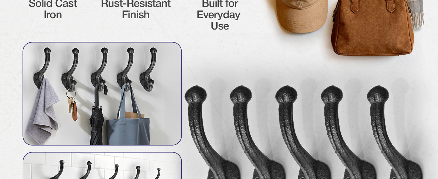 Solid Cast Iron Rust Resistant Finish Built for Everyday Use