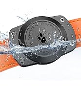 IPX8 Waterproof Airtag Dog Collar Holder, Ultra-Durable Dog & Cat Collars Mount for Apple AirTag,...