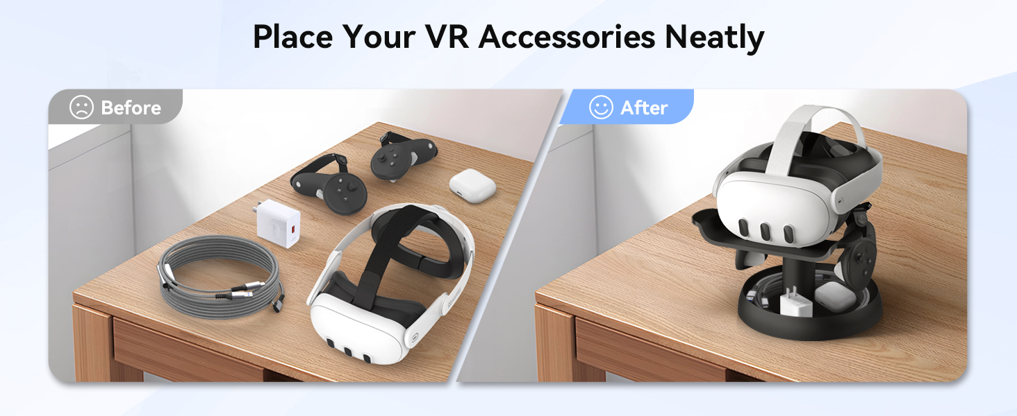 Place Your VR Accessories Neatly