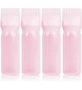 BLAAROOM Root Comb Applicator Bottle 6 Ounce, 4 Pack Hair Oil Applicator Bottle, Hair Dye Bottle ...