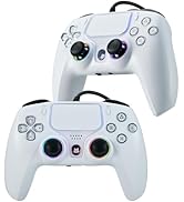 NBCP Gaming 2 Pack for PS5 Wired Controller, Wired Controllers for Compatible with PS5/4, Windows...