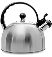Venoly 2.5 Liter Whistling Tea Kettle - Modern Stainless Steel Whistling Tea Pot for Stovetop Hot...