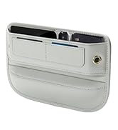 Owntow Premium Leather Car Seat Gap Filler Organizer, Universal Fit Interior Accessory, Car Cente...