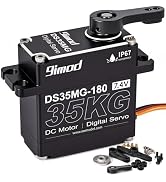 Waterproof 35KG High Torque RC Steering Servo Motor, Powerful & Fast Full Metal Gear Digital High...