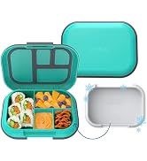 Bentgo Chill Kids Leak-Proof Lunch Box - 4-Compartment Bento Box with Built-In Ice Pack, 3.3 Cup ...