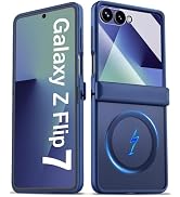 BXYJY for Samsung Galaxy Z Flip 7 Case Magnetic with Hinge Protection, Compatible with MagSafe, F...