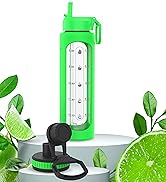 insulated water bottle with straw water bottles glass water bottles water bottle with time marker